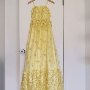Beautiful Yellow Prom or Formal Dress